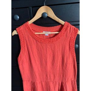 100% linen summer dress